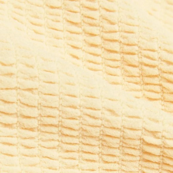 NEW Aritzia | Wilfred Tempest Blouse Smocked Chiffon Blouse in Whipped Butter - Picture 5 of 15